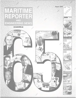 Maritime Reporter cover, August 2004