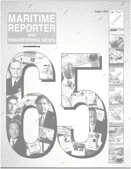 Cover of Maritime Reporter, August 2004