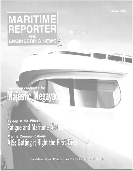 Cover of Maritime Reporter, October 2004