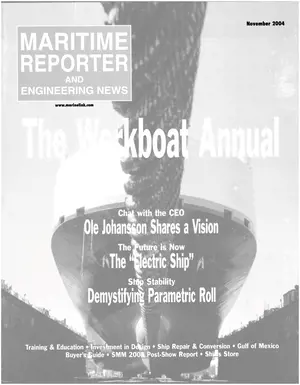 Maritime Reporter cover, November 2004