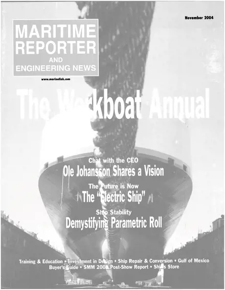 Cover of Maritime Reporter, November 2004