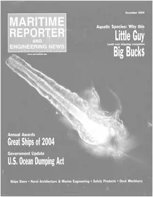 Maritime Reporter cover, December 2004