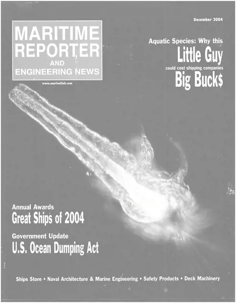 Cover of Maritime Reporter, December 2004