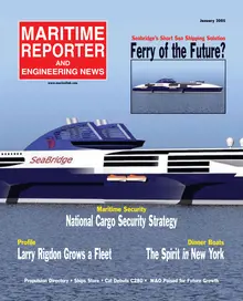 Maritime Reporter cover, January 2, 2005