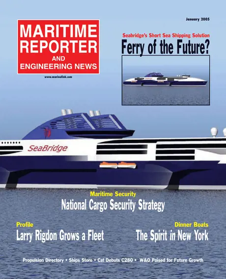 Cover of Maritime Reporter, January 2, 2005