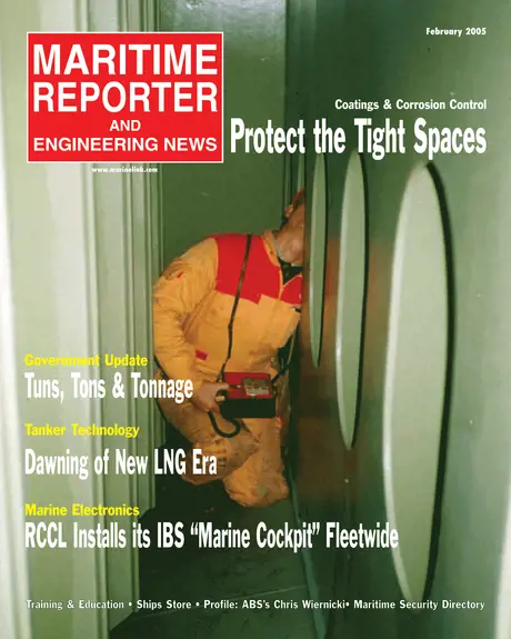 Cover of Maritime Reporter, February 2, 2005