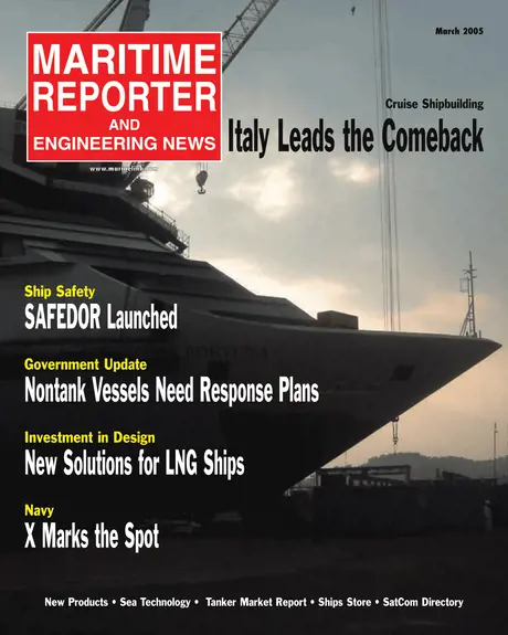 Cover of Maritime Reporter, March 2, 2005
