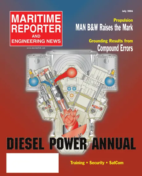 Cover of Maritime Reporter, July 2005
