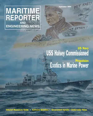 Maritime Reporter cover, September 2005
