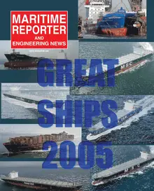 Maritime Reporter cover, December 2005