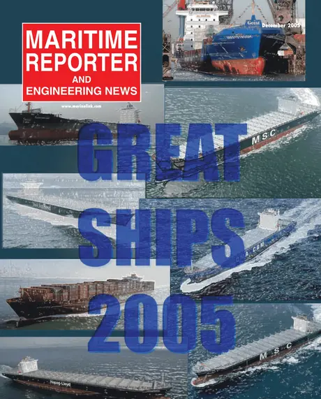 Cover of Maritime Reporter, December 2005