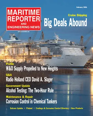 Maritime Reporter cover, February 2, 2006