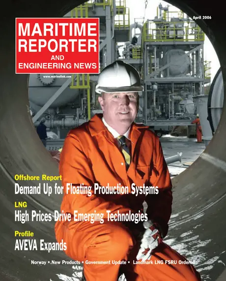Cover of Maritime Reporter, April 2006