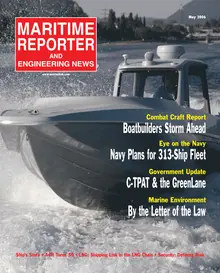 Maritime Reporter cover, May 2006