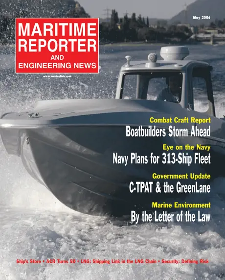Cover of Maritime Reporter, May 2006
