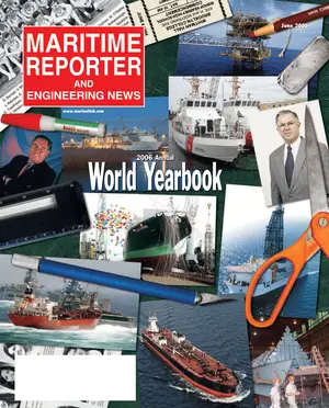 Maritime Reporter cover, June 2006