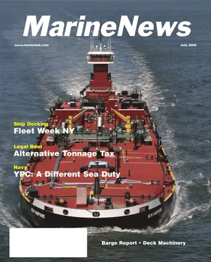Maritime Reporter cover, July 2006