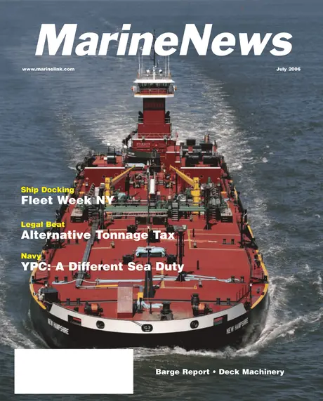 Cover of Maritime Reporter, July 2006