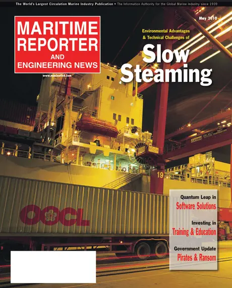 Cover of Maritime Reporter, May 2, 2010