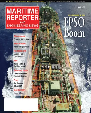Maritime Reporter cover, April 2011