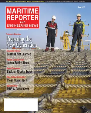 Maritime Reporter cover, May 2011