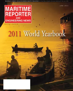 Maritime Reporter cover, June 2011