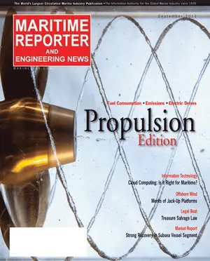Maritime Reporter cover, September 2011