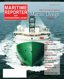 Maritime Reporter cover, October 2011