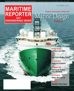 Maritime Reporter cover, October 2011