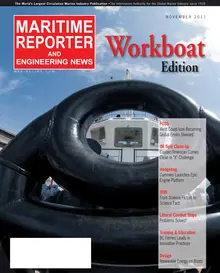 Maritime Reporter cover, November 2011