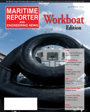 Maritime Reporter cover, November 2011