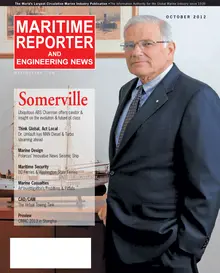 Maritime Reporter cover, October 2012