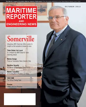 Maritime Reporter cover, October 2012