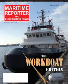 Maritime Reporter cover, November 2012