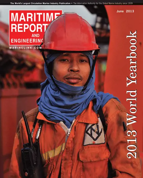 Cover of Maritime Reporter, June 2013
