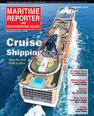 Maritime Reporter cover, February 2014