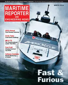 Maritime Reporter cover, March 2014