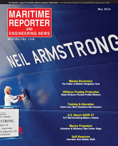 Cover of Maritime Reporter, May 2014