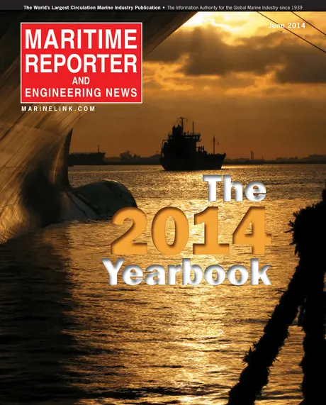 Cover of Maritime Reporter, June 2014