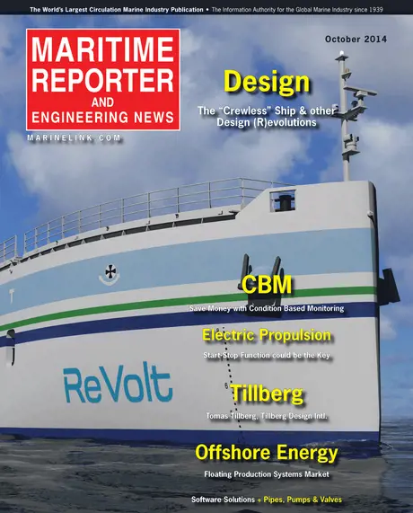 Cover of Maritime Reporter, October 2014
