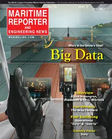 Maritime Reporter cover, July 2015