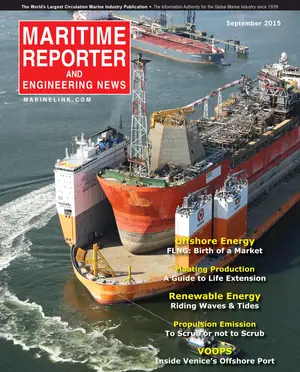 Maritime Reporter cover, September 2015