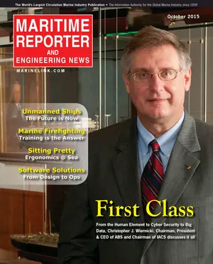 Maritime Reporter cover, October 2015