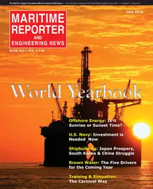 Maritime Reporter cover, June 2016