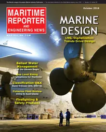 Maritime Reporter cover, October 2016