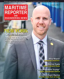 Maritime Reporter cover, January 2017