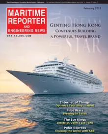 Maritime Reporter cover, February 2017