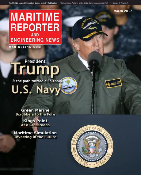 Cover of Maritime Reporter, March 2017