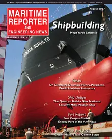 Maritime Reporter cover, August 2017