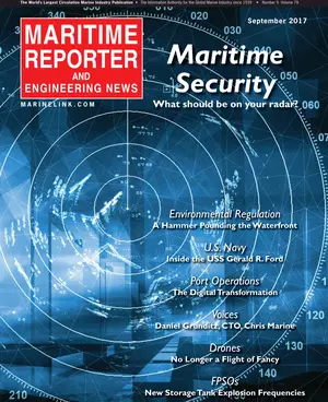 Maritime Reporter cover, September 2017